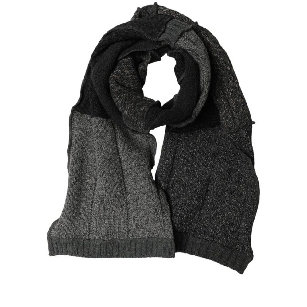 Dolce & Gabbana Multicolor Patchwork Wool Knit Shawl Women's Scarf
